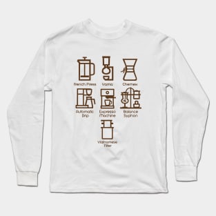 Coffee Machines - Coffee Lover Long Sleeve T-Shirt